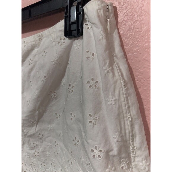 Doen Arbre Women’s Cotton Eyelet Shorts size 10 No size Tag Retro Boho Coquette - Picture 7 of 9